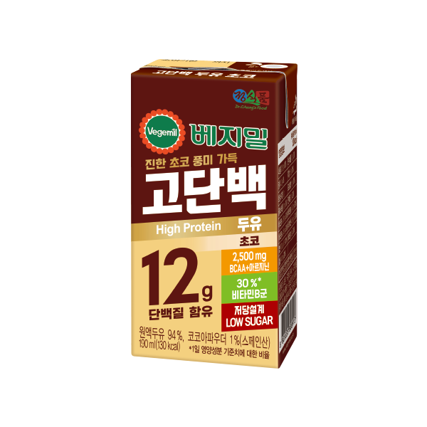 베지밀 고단백두유 초코